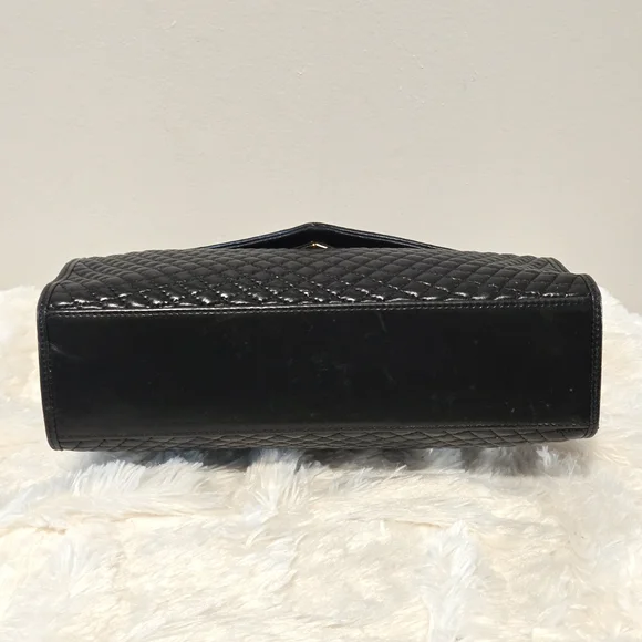 Bally Black Quilted Shoulder Bag with Gold Details - Picture 15 of 16